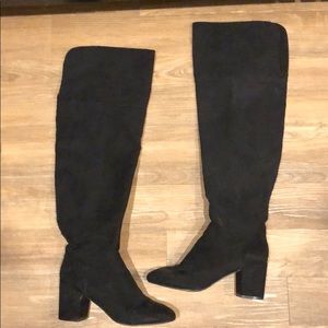 Loft wide calf over the knee boots